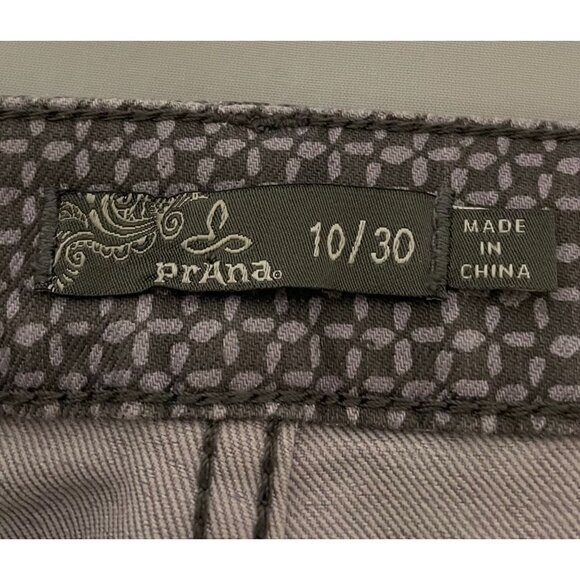 PrAna Women's Organic Cotton Blend Patterned Pants Size 10/30 - Picture 12 of 16